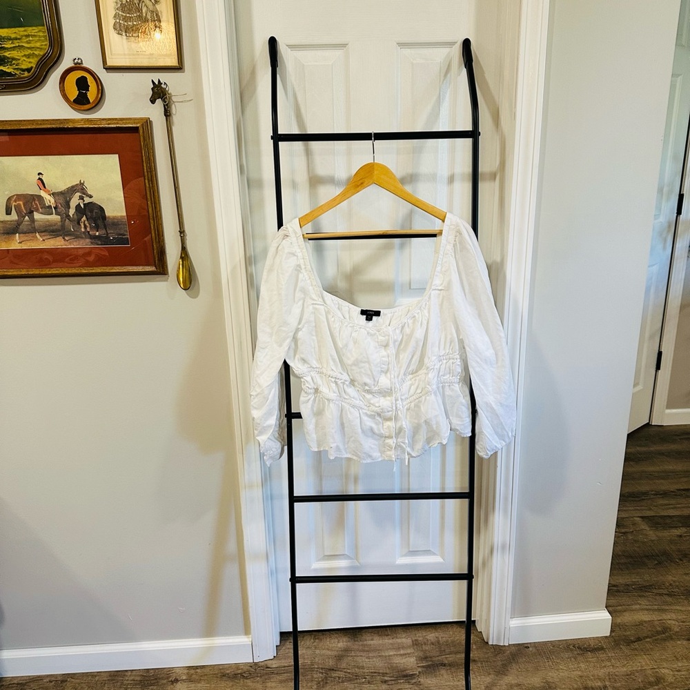 J. Crew White Top